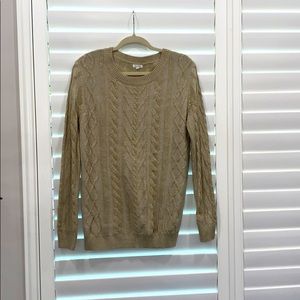 Sweater by EN CREME ~ Soft Gold Coloring ~ Small